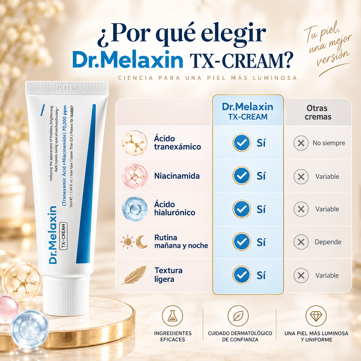 DR MELAXIN™ - Ayuda a Reducir Manchas y Recuperar la Luminosidad Natural