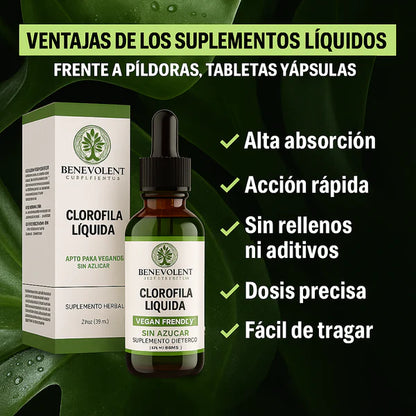Moisse® - Gotero Clorofila Quema grasa de forma natural