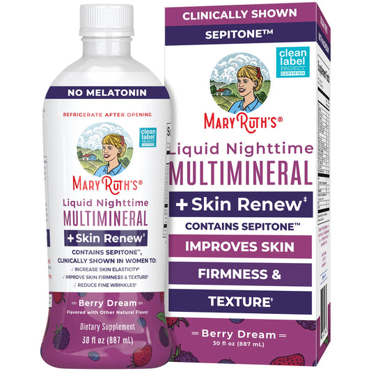 MaryRuth - Multivitaminico nocturno + renovación de la piel