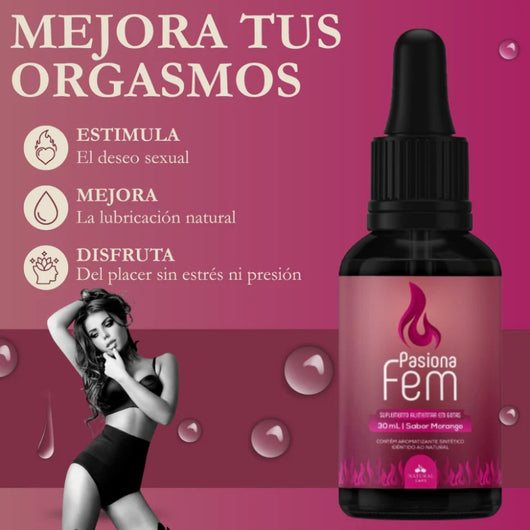 PasionaFem - Aumenta el deseo y la libido femenina - OFERTA 2X1