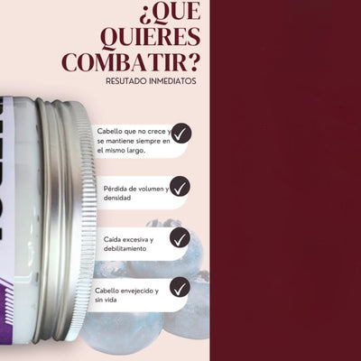 ResveBloom - Revitaliza tu cabello desde la raíz con el poder del resveratrol.