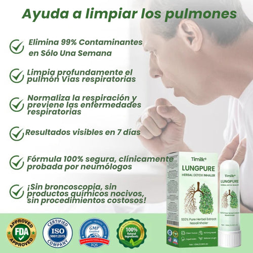 Timilk® LungPure - Inhalador desintoxicante a base de hierbas