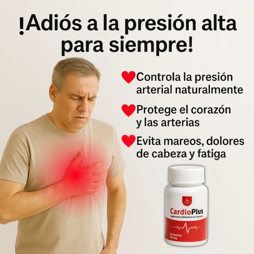 CardioPlus - Reduce la presión y Protege el corazón - OFERTA 2X1