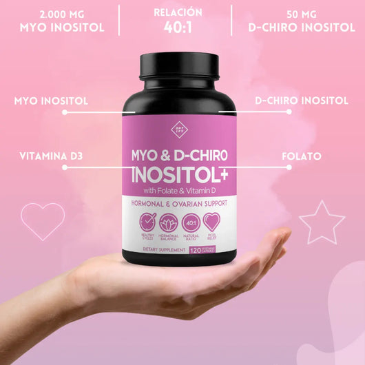Suplemento Inositol - Equilibrio Hormonal Femenino - OFERTA 2x1