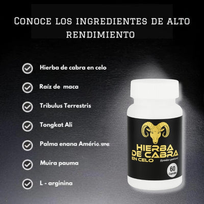 Capsulas Hierba de Cabra en Celo - OFERTA 2X1