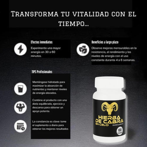 Capsulas Hierba de Cabra en Celo - OFERTA 2X1