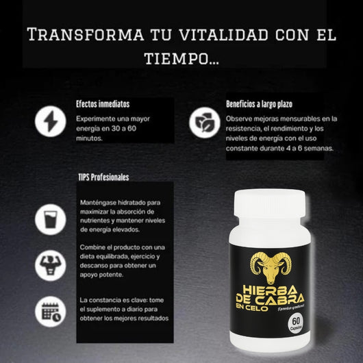 Capsulas Hierba de Cabra en Celo - OFERTA 2X1