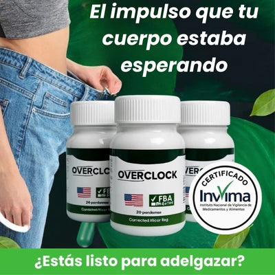 OverClock™ – Potente Adelgazante y Anticelulítico - OFERTA 2x1