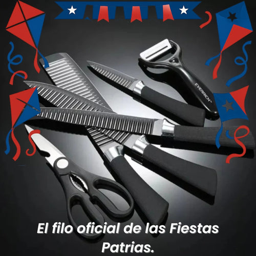 ChefPro - Set de Cuchillos Corta como un chef.