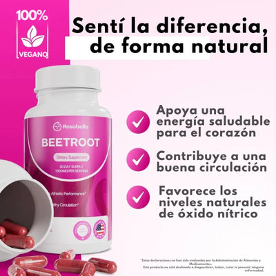 BeetVital – Cápsulas de Remolacha para el Bienestar Diario - OFERTA 2X1