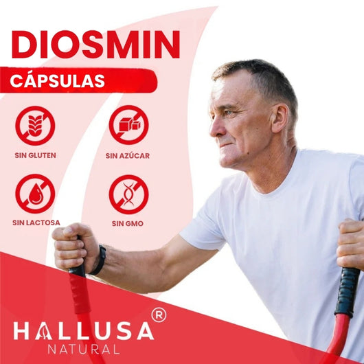 Hallosmine - Apoyo a la circulación de diosmina - OFERTA 2X1