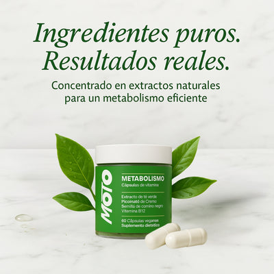 MOTO® Cápsulas que aceleran el metabolismo