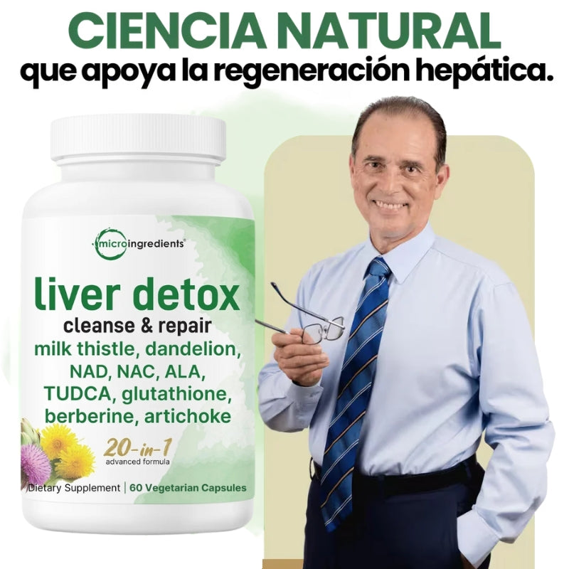 Liver Detox - Cápsulas para el hígado - OFERTA 2X1