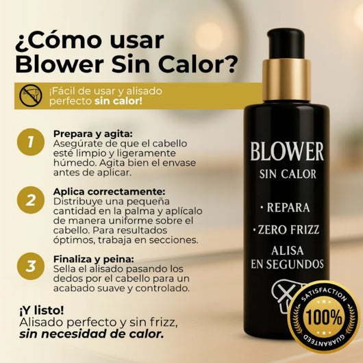 Blower Sin Calor - Crema Para El Cabello