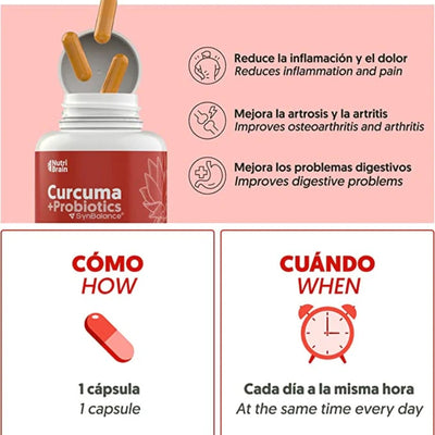 Capsulas Curcuma - Alivia tu cuerpo, fortalece tu mente - OFERTA 2X1