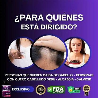 Hair Growth - Crecimiento Avanzado del Cabello - OFERTA 2X1
