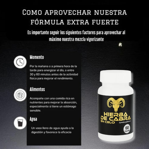 Capsulas Hierba de Cabra en Celo - OFERTA 2X1