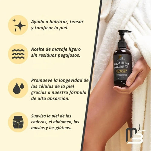 Aceite reafirmante anticelulítico para mujeres