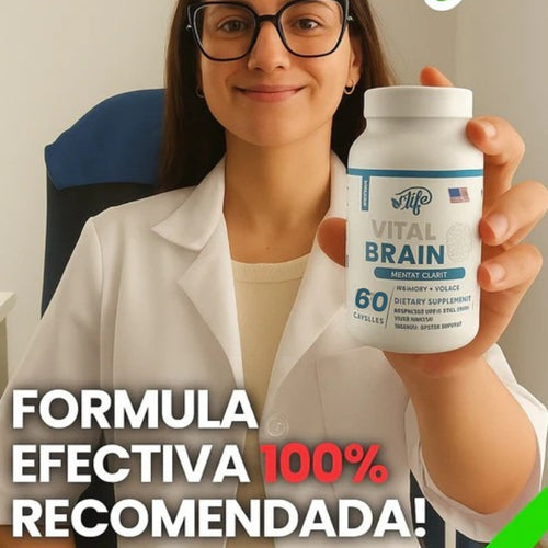 Vital Brain - Capsulas Suplemento Cerebral - OFERTA 2X1