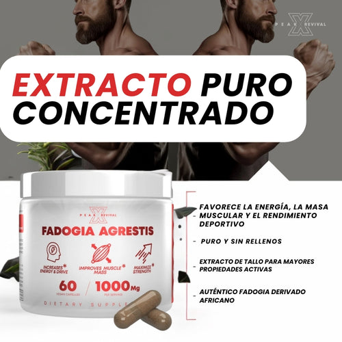 Fadogia Agrestis - Suplemento Natural Activa tu mejor versión