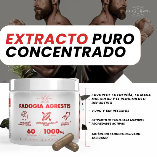 Fadogia Agrestis - Suplemento Natural Activa tu mejor versión