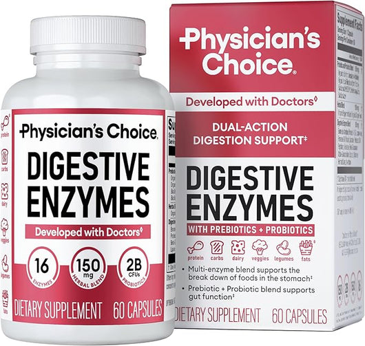 Physician'sChoice - Capsulas de Enzimas Digestivas - OFERTA 2X1