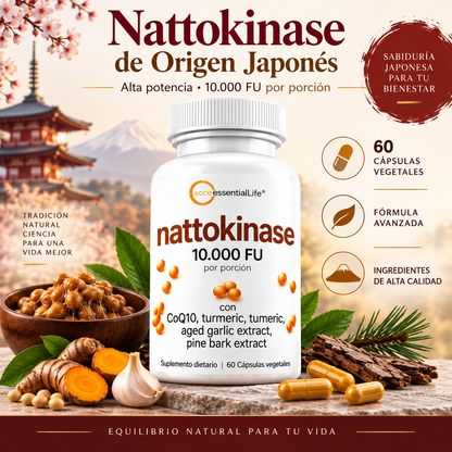 Nattokinase - Apoya una circulacion mas libre - OFERTA 2X1