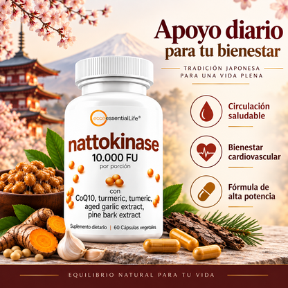 Nattokinase - Apoya una circulacion mas libre - OFERTA 2X1