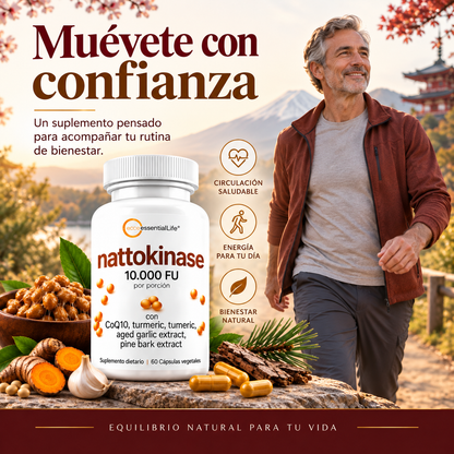 Nattokinase - Apoya una circulacion mas libre - OFERTA 2X1