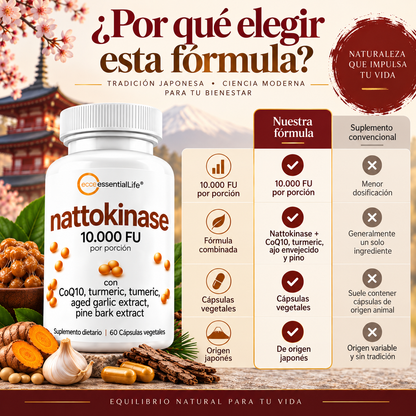 Nattokinase - Apoya una circulacion mas libre - OFERTA 2X1