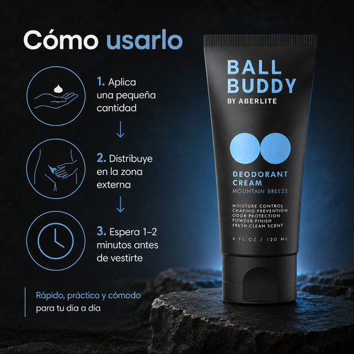 DryBuddy™ – Crema Desodorante Masculina