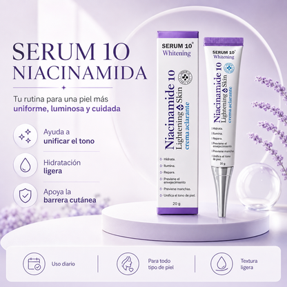 Crema 10 Niacinamida® — Tu Rutina para una Piel Radiante — OFERTA 2X1