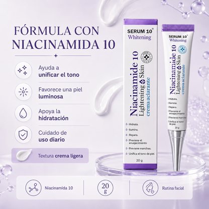 Crema 10 Niacinamida® — Tu Rutina para una Piel Radiante — OFERTA 2X1