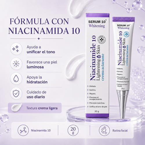 Crema 10 Niacinamida® — Tu Rutina para una Piel Radiante — OFERTA 2X1