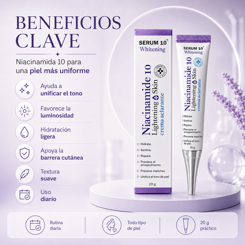 Crema 10 Niacinamida® — Tu Rutina para una Piel Radiante — OFERTA 2X1