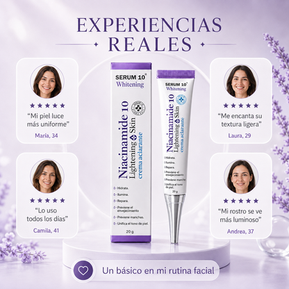 Crema 10 Niacinamida® — Tu Rutina para una Piel Radiante — OFERTA 2X1