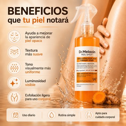 Dr. Melaxin Peel Shot™ – Spray Exfoliante Corporal - OFERTA 2X1