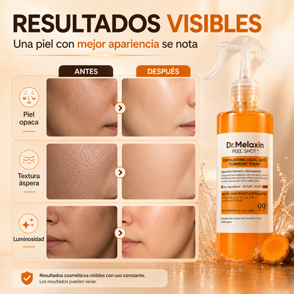 Dr. Melaxin Peel Shot™ – Spray Exfoliante Corporal - OFERTA 2X1
