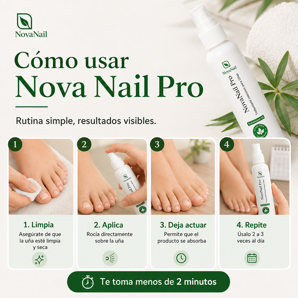Nova Nail Pro - Cuidado intenso para uñas - OFERTA 2X1