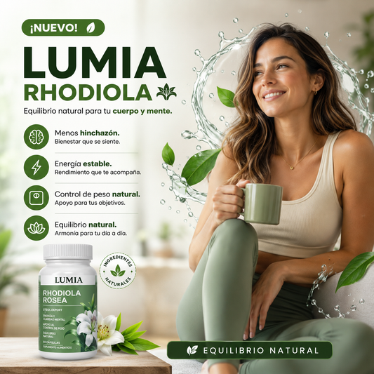 Rhodiola Rosea 🌱 Reduce Hinchazón y Apoya la Pérdida de Peso - OFERTA 2X1