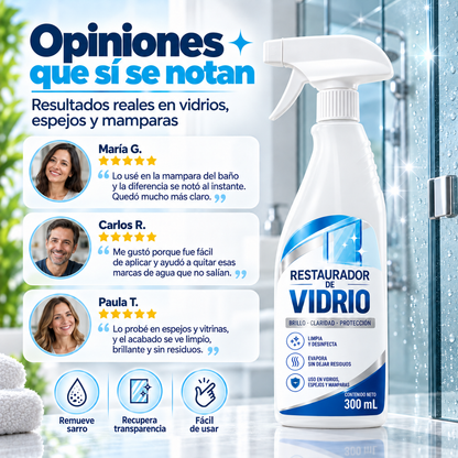 Restaurador de vidrios | Vidrios como nuevos