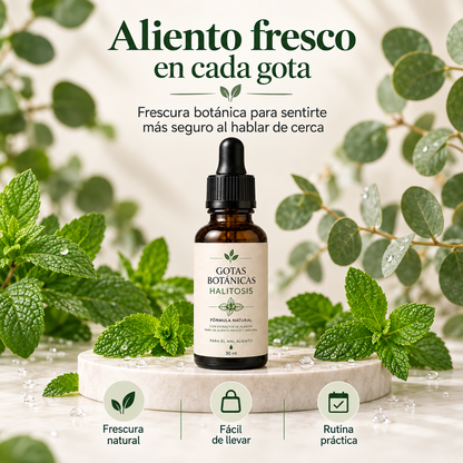 Gotas Naturales · Tratamiento Avanzado contra el Mal Aliento