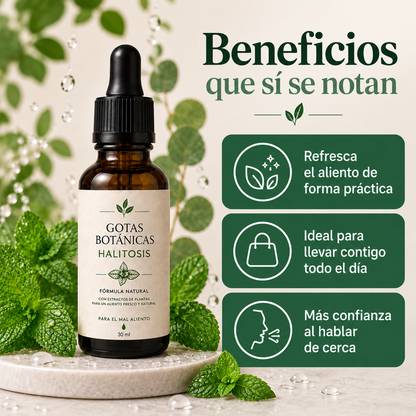 Gotas Naturales · Tratamiento Avanzado contra el Mal Aliento