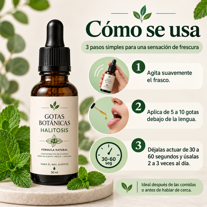 Gotas Naturales · Tratamiento Avanzado contra el Mal Aliento