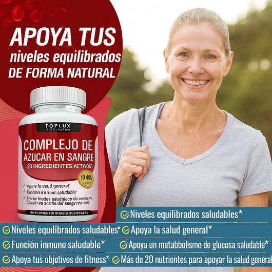 Blood Sugar – regula tus niveles de azúcar y mejora tu energía - OFERTA 2X1
