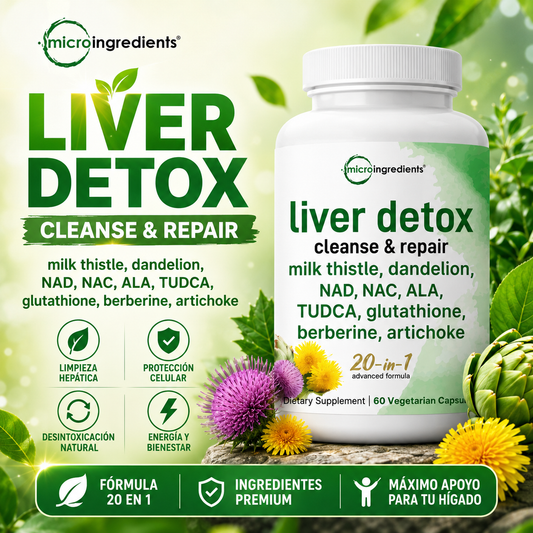 Liver Detox - Cápsulas para el hígado - OFERTA 2X1