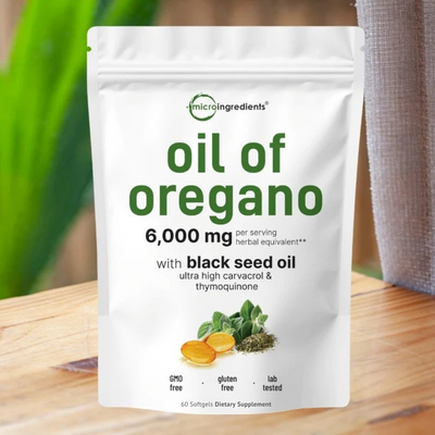 Aceite de orégano con Aceite de semilla negra 🍃🌿