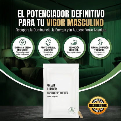 Green lumber- Cápsulas potenciadoras masculinas - OFERTA 2X1