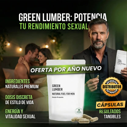 Green lumber- Cápsulas potenciadoras masculinas - OFERTA 2X1