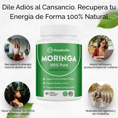 Rosabella Moringa™ - Recupera tu Vitalidad - OFERTA 2X1.